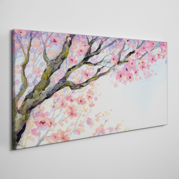 Obraz Canvas Jarná kvetinová krajina