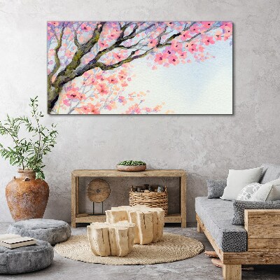 Obraz Canvas Jarná kvetinová krajina