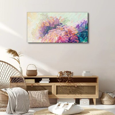 Obraz Canvas Kvetinové sny v pastelových tónoch