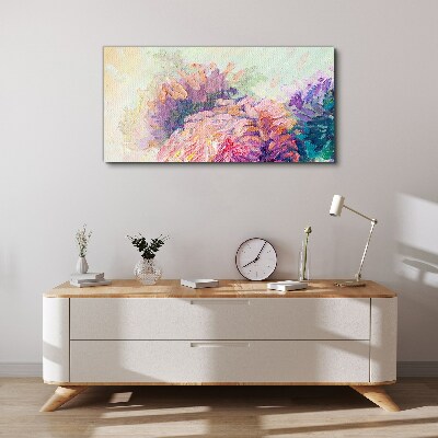 Obraz Canvas Kvetinové sny v pastelových tónoch