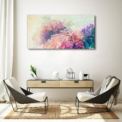 Obraz Canvas Kvetinové sny v pastelových tónoch
