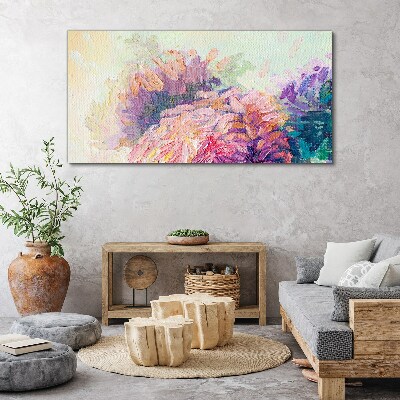 Obraz Canvas Kvetinové sny v pastelových tónoch