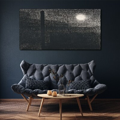 Obraz Canvas Západ slnka nad mestom