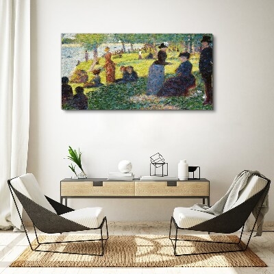 Obraz Canvas Letné popoludnie na rieke