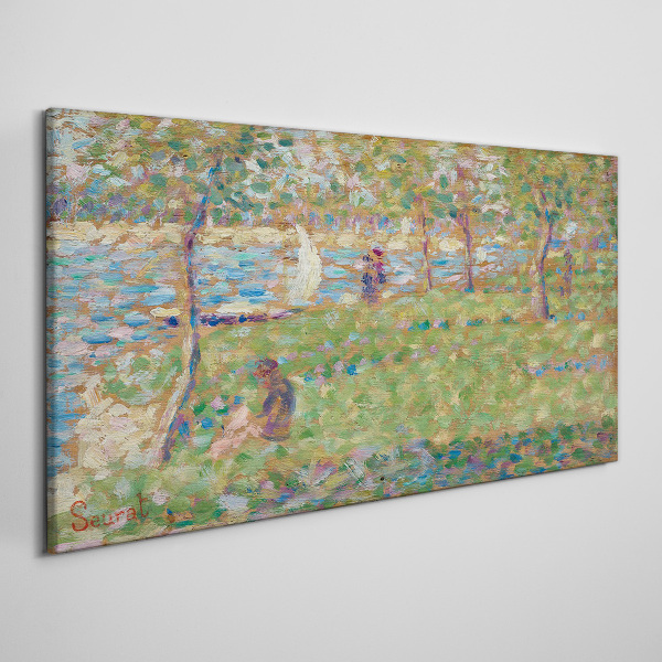 Obraz Canvas Letné popoludnie na rieke