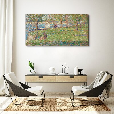 Obraz Canvas Letné popoludnie na rieke