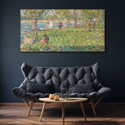 Obraz Canvas Letné popoludnie na rieke