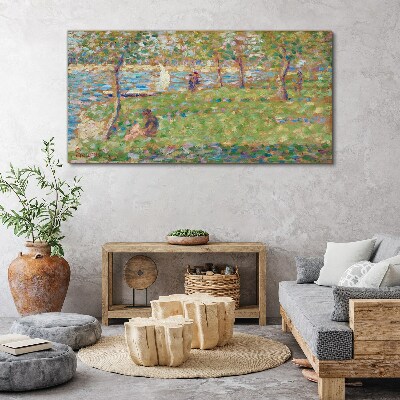 Obraz Canvas Letné popoludnie na rieke