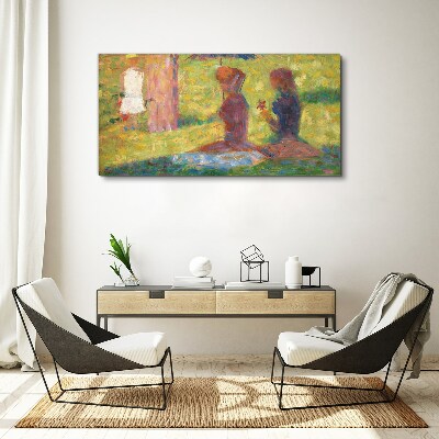 Obraz Canvas Zachytené momenty v pastelových farbách