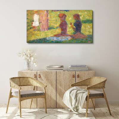 Obraz Canvas Zachytené momenty v pastelových farbách