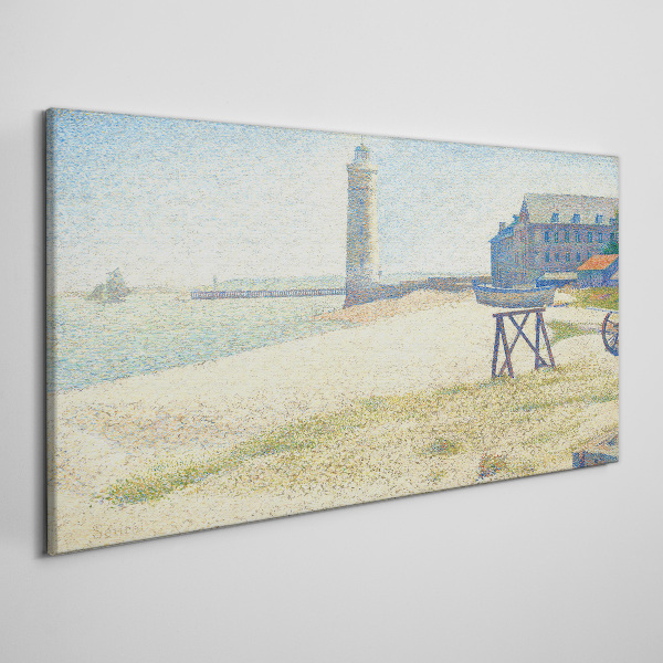 Obraz Canvas Maják na brehu mora