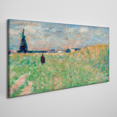 Obraz Canvas Prechádzka medzi zeleňou
