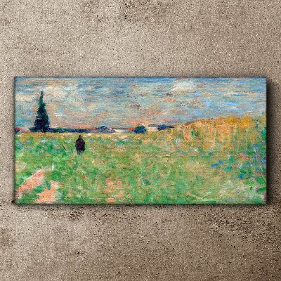 Obraz Canvas Prechádzka medzi zeleňou