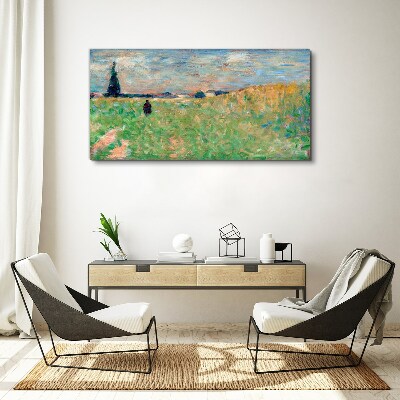 Obraz Canvas Prechádzka medzi zeleňou