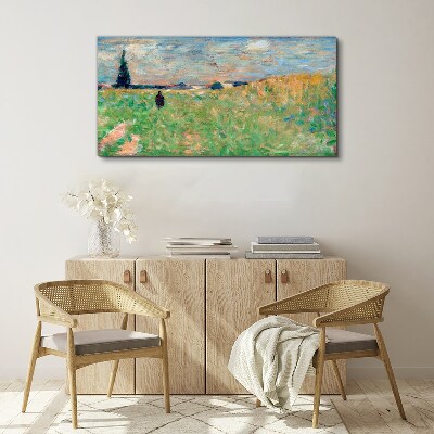 Obraz Canvas Prechádzka medzi zeleňou