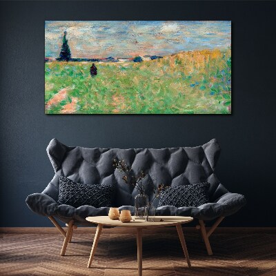 Obraz Canvas Prechádzka medzi zeleňou