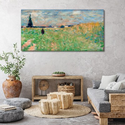 Obraz Canvas Prechádzka medzi zeleňou
