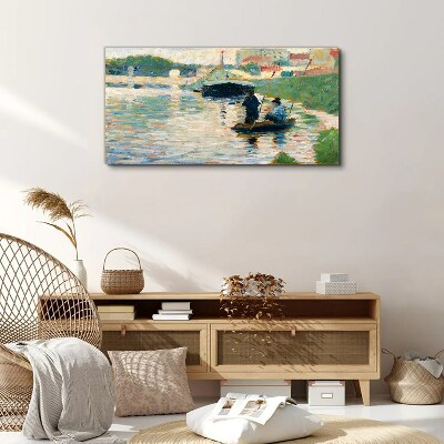 Obraz Canvas Lode na rieke