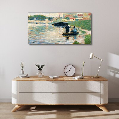 Obraz Canvas Lode na rieke