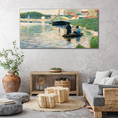 Obraz Canvas Lode na rieke