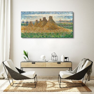 Obraz Canvas Zlaté kopy sena
