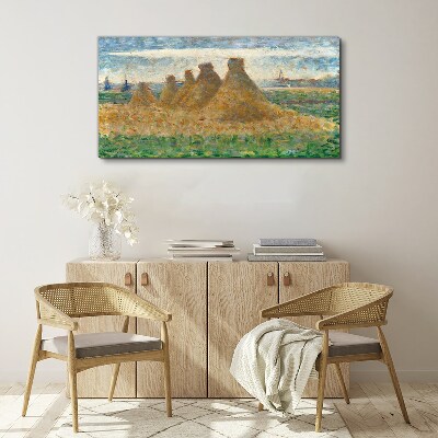 Obraz Canvas Zlaté kopy sena