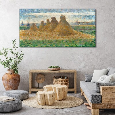 Obraz Canvas Zlaté kopy sena