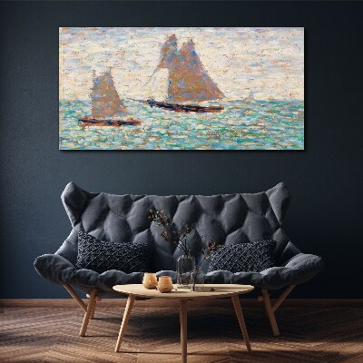 Obraz Canvas Pláva na pokojnom mori