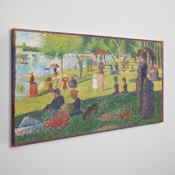 Obraz Canvas Letný deň pri jazere