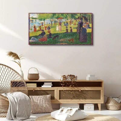 Obraz Canvas Letný deň pri jazere