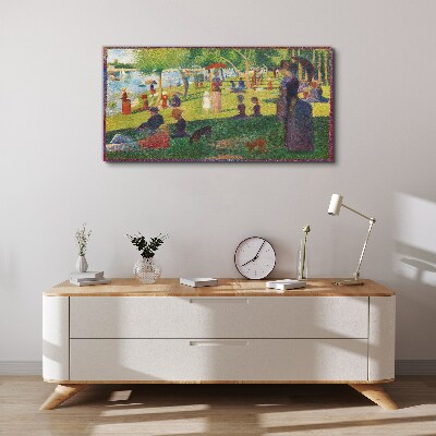 Obraz Canvas Letný deň pri jazere