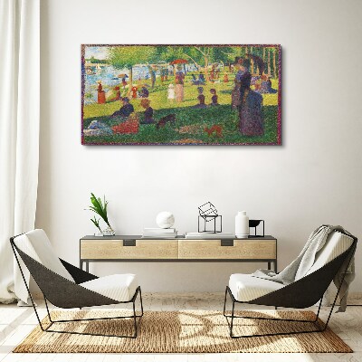 Obraz Canvas Letný deň pri jazere
