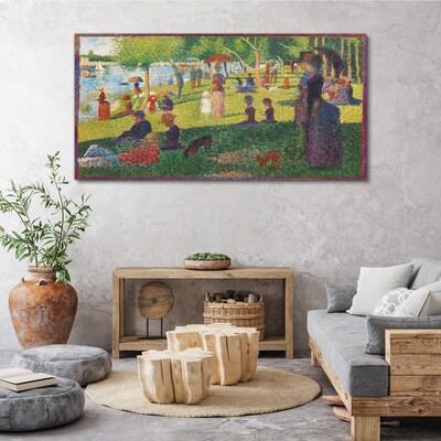 Obraz Canvas Letný deň pri jazere