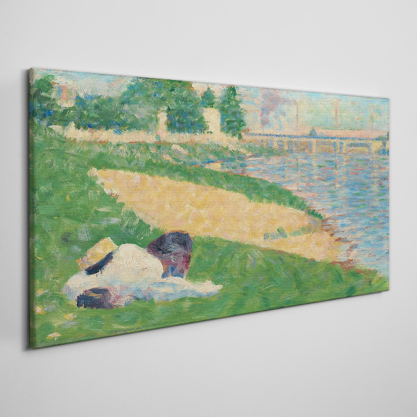 Obraz Canvas Letné leňošenie pri vode