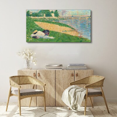 Obraz Canvas Letné leňošenie pri vode