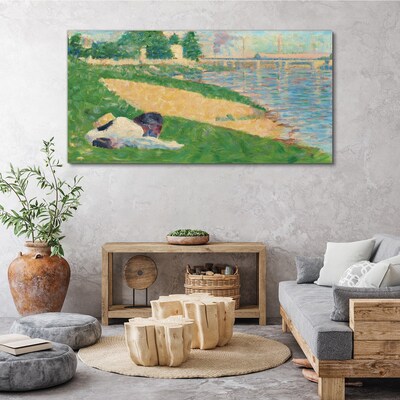 Obraz Canvas Letné leňošenie pri vode
