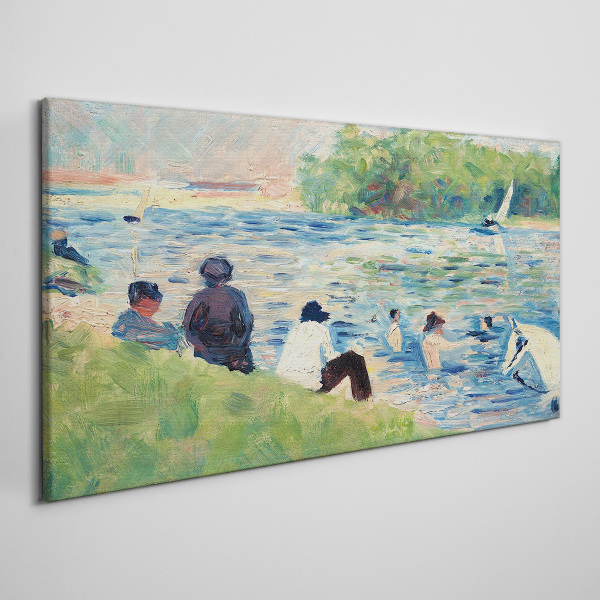 Obraz Canvas Letný deň na rieke
