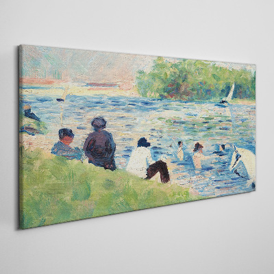 Obraz Canvas Letný deň na rieke