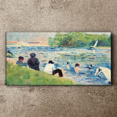 Obraz Canvas Letný deň na rieke