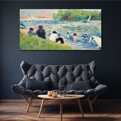 Obraz Canvas Letný deň na rieke