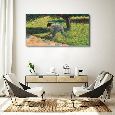 Obraz Canvas Práca v záhrade