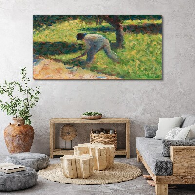 Obraz Canvas Práca v záhrade