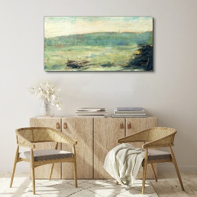 Obraz Canvas Pokojná krajina v pastelových tónoch