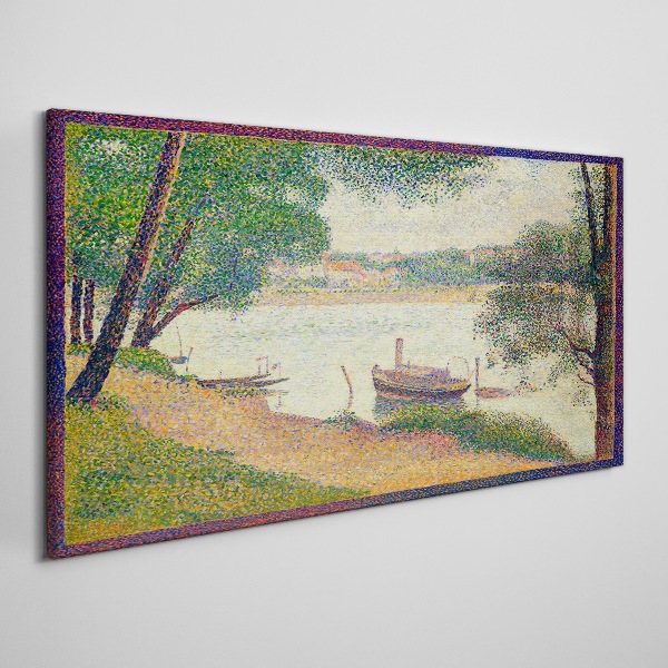 Obraz Canvas Pokojná krajina pri rieke
