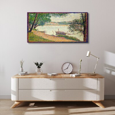 Obraz Canvas Pokojná krajina pri rieke