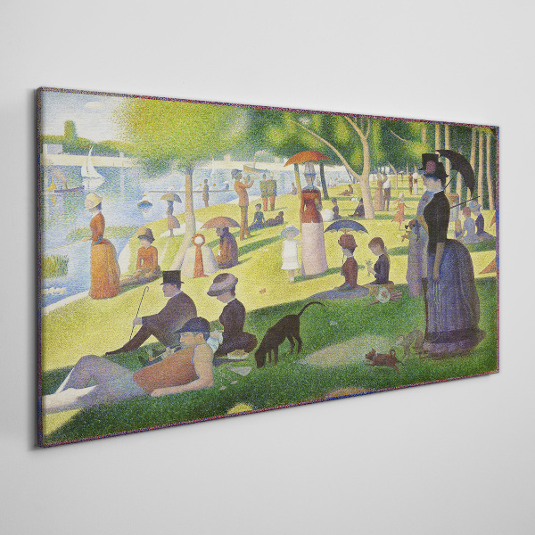 Obraz Canvas Nedeľné popoludnie pri rieke