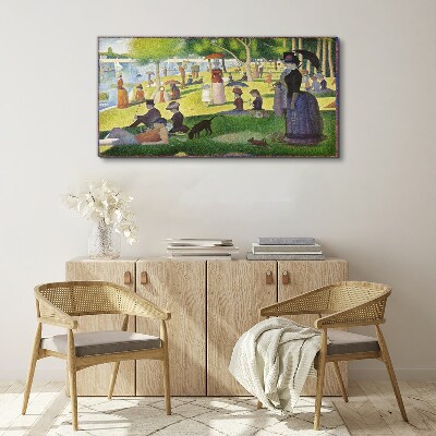 Obraz Canvas Nedeľné popoludnie pri rieke