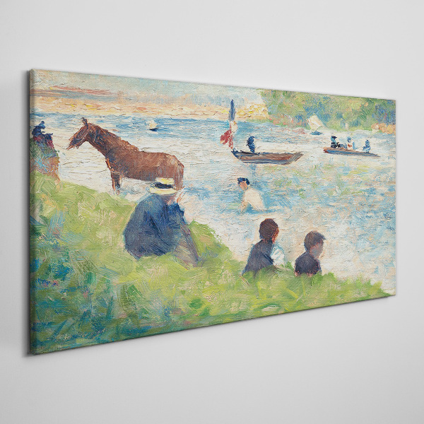 Obraz Canvas Letné popoludnie na rieke