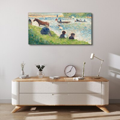 Obraz Canvas Letné popoludnie na rieke