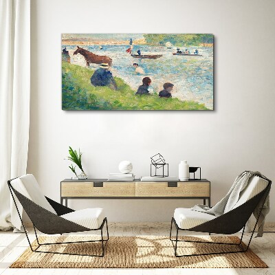 Obraz Canvas Letné popoludnie na rieke